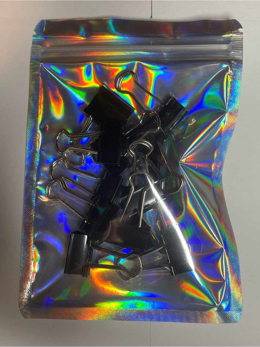 Black Binder Clips Pack - Versatile Office & Desk Clips